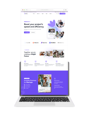 إنفينيا — موقع وكالة إبداعية واستشارات أعمال