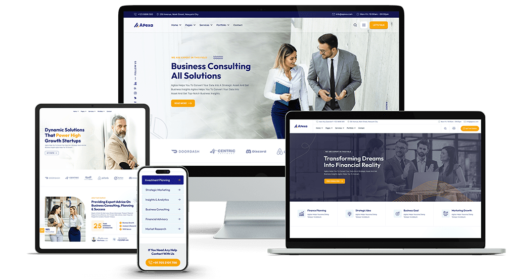 أبيكسا – موقع أعمال واستشارات للشركات احترافي