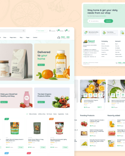 نَسَمة – قالب المتجر العضوي العصري