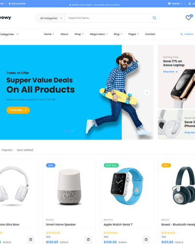 كارتو — متجر إلكتروني متعدد اللغات جاهز